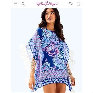 SALE! Lilly Pulitzer Ginette Cover Up with Fringe